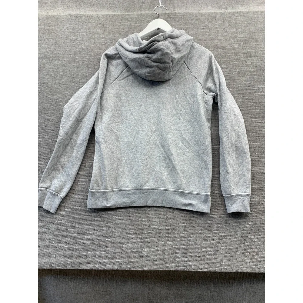 Nike Sportswear Club Hoodie Mens Small Heather Gray Fleece Lined‎ Raglan Sleeve